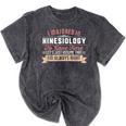 Kinesiology Major Student Shirt Graduation Mineral Wash Tshirts Mineral Black