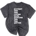 Do You Know The Muffin Man DYKTMM Nostalgia Quote Mineral Wash Tshirts Mineral Black