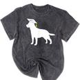 Labrador Retriever Graduation Dog Graduate For Men Women Kids Mineral Wash Tshirts Mineral Black