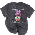 Last Day Of School Shirt Teacher Tee Graduation Men Women Kids Mineral Wash Tshirts Mineral Black