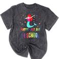 Last Day Of School T-Shirt Graduation 2018 Shirt Mineral Wash Tshirts Mineral Black