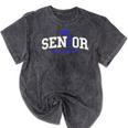 My Last First Day Senior 2023 Back To School Graduation 2023 Mineral Wash Tshirts Mineral Black