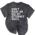 Lawyer Law School Graduation Shirt Attorney T-Shirt Mineral Wash Tshirts Mineral Black