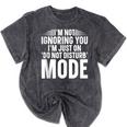 Leave Me Alone Tee Introvert Humor Mineral Wash Tshirts Mineral Black