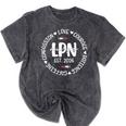 Licensed Practical Nurse Est 2026 LPN LVN Nursing Graduation Mineral Wash Tshirts Mineral Black