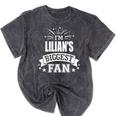 Lilian Personalized Name Sports Fan Birthday Graduation Mineral Wash Tshirts Mineral Black