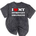 I Love My Introvert Girlfriend I Heart My Introvert GF Mineral Wash Tshirts Mineral Black I Love My Introvert Girlfriend I Heart My Introvert GF Mineral Wash Tshirts Mineral Black