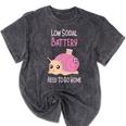 Low Social Battery Cute Snail With House Introvert Cozy Home Mineral Wash Tshirts Mineral Black Low Social Battery Cute Snail With House Introvert Cozy Home Mineral Wash Tshirts Mineral Black
