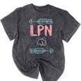 LPN Licensed Practical Nurse Graduation Nursing Nurses Week Mineral Wash Tshirts Mineral Black