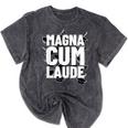 Magna Cum Laude Graduation Mineral Wash Tshirts Mineral Black