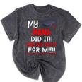 My MAMA Did It And She Did It For Me Graduation Nurse Mineral Wash Tshirts Mineral Black