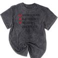 Master's Degree Graduation Graduate Mineral Wash Tshirts Mineral Black