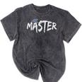 Masters Degree Master Graduation Graduate School Mineral Wash Tshirts Mineral Black