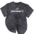 Masters Degree Shirt Graduation Grads Graduates Mineral Wash Tshirts Mineral Black