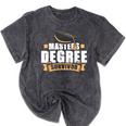 Masters Degree Survivor Graduation For MBA Graduate Mineral Wash Tshirts Mineral Black