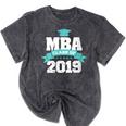 MBA Class Of 2019 Graduate Business School Graduation Mineral Wash Tshirts Mineral Black