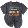 Meditation Now Minimal Socializing Introvert Vintage Mineral Wash Tshirts Mineral Black Meditation Now Minimal Socializing Introvert Vintage Mineral Wash Tshirts Mineral Black