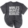 Microbiologist Microbiology Major Graduation Men Mineral Wash Tshirts Mineral Black