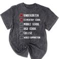 Middle School Graduation Mineral Wash Tshirts Mineral Black