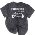 Midwife Est 2018 At Your Cervix Graduation Mineral Wash Tshirts Mineral Black