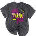 Miss 5th Grade Shirt 5 Grad Kids Girl Graduation School Mineral Wash Tshirts Mineral Black