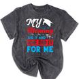 My Mommy Did It And She Did It For Me Mom Nurse Graduation Mineral Wash Tshirts Mineral Black