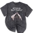 Mothman Shirt Antisocial Butterfly Introvert Cryptid Mineral Wash Tshirts Mineral Black Mothman Shirt Antisocial Butterfly Introvert Cryptid Mineral Wash Tshirts Mineral Black