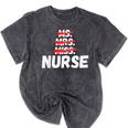 MsMrs Miss NURSE Nursing Graduation Mineral Wash Tshirts Mineral Black