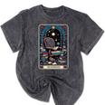 Mystical Library Book Reader The Introvert Tarot Card Mineral Wash Tshirts Mineral Black Mystical Library Book Reader The Introvert Tarot Card Mineral Wash Tshirts Mineral Black