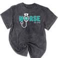 New Grad Nurse Graduation For RN & LPN Mineral Wash Tshirts Mineral Black