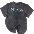 New Nurse Est 2018 School Graduation Nursing Mineral Wash Tshirts Mineral Black
