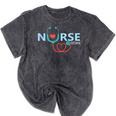 New Nurse Est 2018 T-Shirt Nursing School Graduation Mineral Wash Tshirts Mineral Black