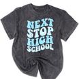 Next Stop High School Elementary School Graduation 2025 Mineral Wash Tshirts Mineral Black