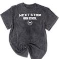 Next Stop High School Graduation Mineral Wash Tshirts Mineral Black