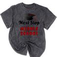 Next Stop Middle School Graduation Mineral Wash Tshirts Mineral Black