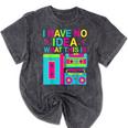 I Have No Idea What This Is Retro 70's 80's 90's Nostalgia Mineral Wash Tshirts Mineral Black