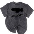 No Ticket Jones 80's Nostalgia Mineral Wash Tshirts Mineral Black