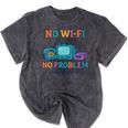 No Wi-Fi No Problem – Retro Dial Up Tech Nostalgia Mineral Wash Tshirts Mineral Black No Wi-Fi No Problem – Retro Dial Up Tech Nostalgia Mineral Wash Tshirts Mineral Black
