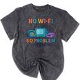 No Wi-Fi No Problem – Retro Dial Up Tech Nostalgia Mineral Wash Tshirts Mineral Black No Wi-Fi No Problem – Retro Dial Up Tech Nostalgia Mineral Wash Tshirts Mineral Black