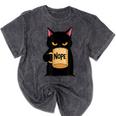 Nope Coffee Cat – Introvert Humor Monday Kitty Mineral Wash Tshirts Mineral Black Nope Coffee Cat – Introvert Humor Monday Kitty Mineral Wash Tshirts Mineral Black