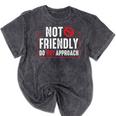 Not Friendly Do Not Approach Witty Introvert Tee Mineral Wash Tshirts Mineral Black