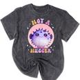 Not a Hugger Cute Pufferfish Autism Awareness Introverts Mineral Wash Tshirts Mineral Black