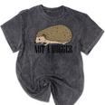Not A Hugger Hedgehog Introvert Sarcasm Antisocial Mineral Wash Tshirts Mineral Black Not A Hugger Hedgehog Introvert Sarcasm Antisocial Mineral Wash Tshirts Mineral Black