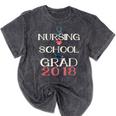 Nurse Pinning Ceremony Nursing School 2018 Graduation Shirt Mineral Wash Tshirts Mineral Black