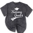 Nursing Graduate Grad 2019 Nurses Graduation Mineral Wash Tshirts Mineral Black