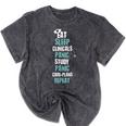Nursing Student Nurse Life Graduation Shirt Mineral Wash Tshirts Mineral Black