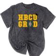 Omega Psi Phi Fraternity Paraphernalia HBCU Graduation Mineral Wash Tshirts Mineral Black