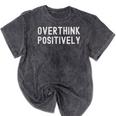 Overthink Positively Sarcastic Anxious Introvert Humor Mineral Wash Tshirts Mineral Black Overthink Positively Sarcastic Anxious Introvert Humor Mineral Wash Tshirts Mineral Black