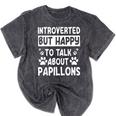 Papillon Dog Owner Introverted Spaniel Breed Fur Parent Mineral Wash Tshirts Mineral Black Papillon Dog Owner Introverted Spaniel Breed Fur Parent Mineral Wash Tshirts Mineral Black