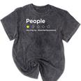 People One Star Not A Big FanWould Not Recommend Introverts Mineral Wash Tshirts Mineral Black People One Star Not A Big FanWould Not Recommend Introverts Mineral Wash Tshirts Mineral Black